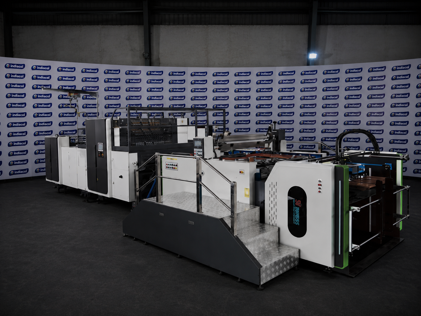 Auto Screen With Industrial Foiler — line view