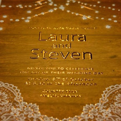 Event invitation foil