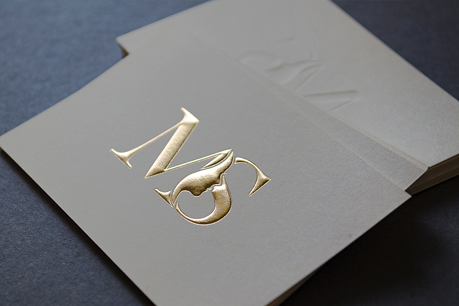 Foil and emboss detailed cards