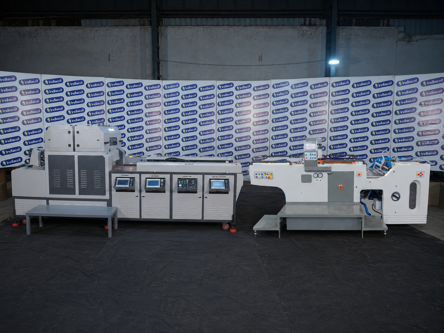 i-Foil Online inline foiling line — full view