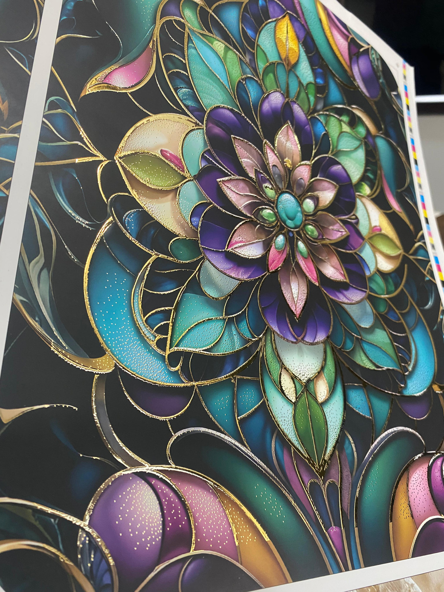 Holographic Cast & Cure finish