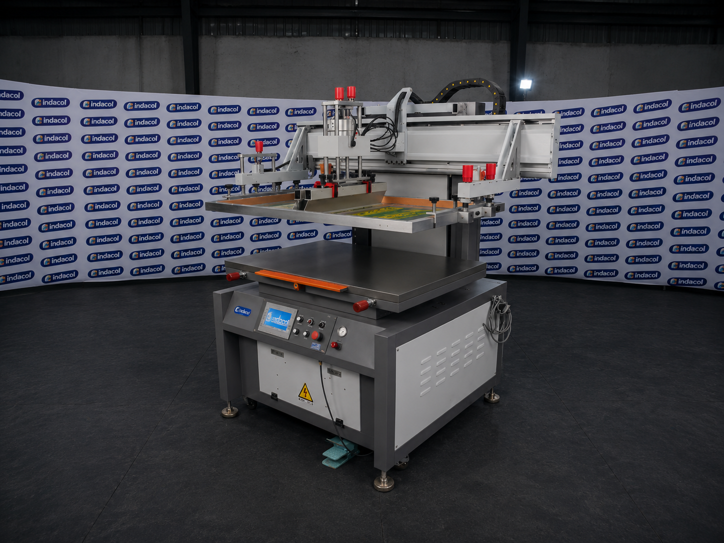 Screen Printing Machine — angle view